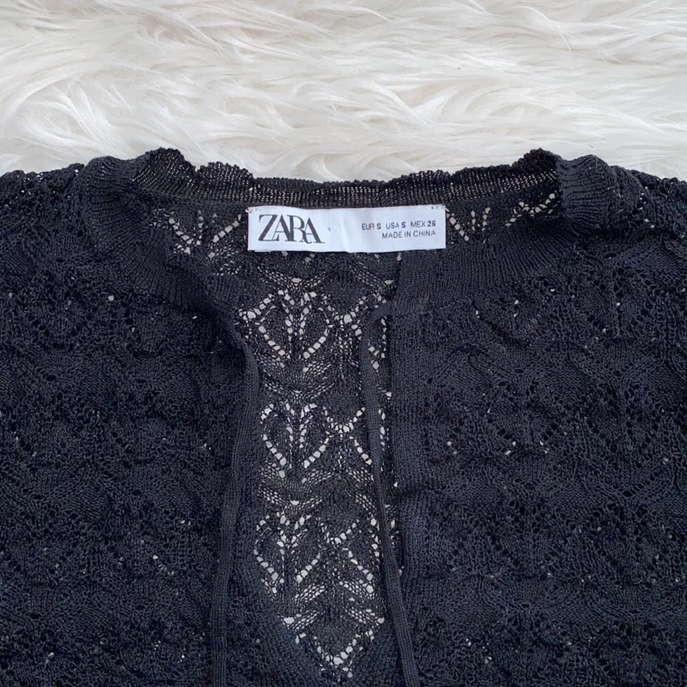 Zara | Sheer Knit Long Sleeve
